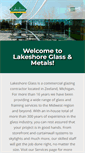 Mobile Screenshot of lakeshoreglassmichigan.com
